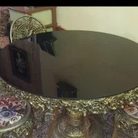 میز غذا خوری 4نفره طرح برنزی