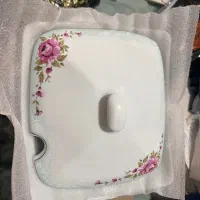 سوپ‌خوری دومدل لب طلا  و طرح کاملیا