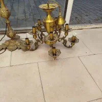 لوستر برنز۵ شاخه ۱۰ شعله