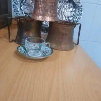 دیس مسی قدیمی قلم زنی معاصر|کلکسیون اشیاء عتیقه|نجف‌آباد, فرخی|دیوار