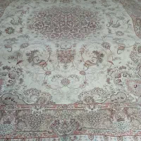 فرش کرمی رنگ دو عدد