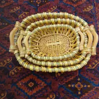 سبد در ۳سایز صنایع دستی|صنایع دستی و سایر لوازم تزئینی|رشت, فلسطین|دیوار