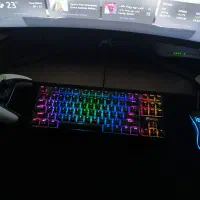 کیبورد گیمینگ گرین مدل GK801-RGB با سیم
