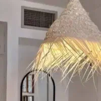 صنایع دستی حصیری سفره لوستر کلاه و بادبزن|صنایع دستی و سایر لوازم تزئینی|بندر دیر, |دیوار