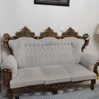مبل ۷نفره کلاسیک جنس پارچه عالی فوم سرد غرب|مبلمان خانگی و میز عسلی|تهران, خرمشهر|دیوار