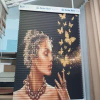 پردهزبراوشید.پرده پانچ .مینیمال.حریر|خدمات پیشه و مهارت|کوهدشت, |دیوار