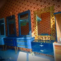 آینه و کنسول آرایشگاهی