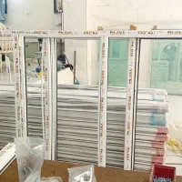 درب پنجره دوجداره بازسازی توری پلیسه شیشه ۴ماه