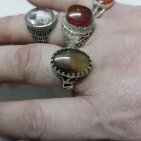 چهارتا انگشترنقره.|جواهرات|باغستان, |دیوار