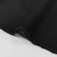 یک طاقه پارچه شانتون نخ مشکی