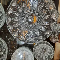 ظروف میوه خوری و آجیل خوری کریستال|ظروف سرو و پذیرایی|کرج, احدآباد|دیوار