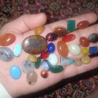 نگین های عقیق فیروزه شجری یاقوت شرفشمس|جواهرات|بستان آباد, |دیوار