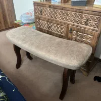 پاف ، نیمکت چوبی|صندلی و نیمکت|قم, باجک دو|دیوار