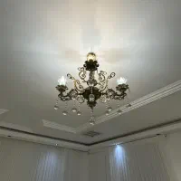 دو عدد لوستر برنز