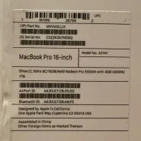 مک بوک پرو ۱۶ اینچ مدل mvvm2|رایانه همراه|تهران, میرداماد|دیوار