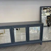 آینه کنسول تمام چوب