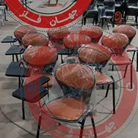 صندلی آموزشی صدفی قهوه ای/محصلی دانشجویی مدرسه