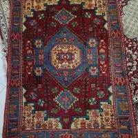 فرش دست باف گرگ حیدر نهاوند طرح لچک ترنج