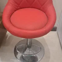 یک جفت صندلی جک دار چرخشی چرم نو