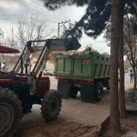 بارگیرانواع شن و بارگیری نخاله با تراکتور و بنز