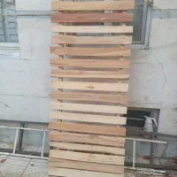 تخت خواب چوبی دونفره بدون دوشک برای فروش|تخت و سرویس خواب|زنجان, |دیوار