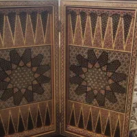 تخته نرد خاتم کار شیراز بسیار زیبا و کم نظیر