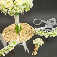 دسته گل عروس لاله قرمز فروش و کرایه|گل مصنوعی|مشهد, شهید مطهری|دیوار