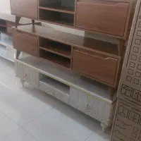 میز چوبی زیر تلویزیون در سایزها مختلف اقساط