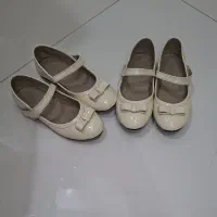 دوجفت کفش دخترانه سایز ۳۳و ۳۴ هرجفت ۷۵۰