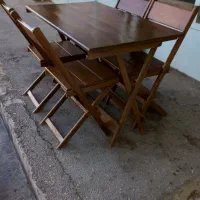 میز و صندلی تاشو|میز و صندلی غذاخوری|خوانسار, |دیوار