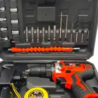 دریل شارژی مجموعه ۲۸عددی نو یک بار کار کده