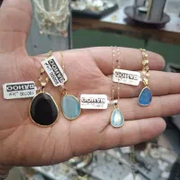 پلاک های طلا نگین ابنباتی زیبا