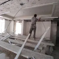 گچکاری گچبری سفید کاری تخریب بازسازی جوشکاری