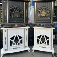 بخاری گازی شومینه جدید۳۲و۳۸هزار/۱۵ارامنه مصری/مبله