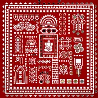 تابلو برجسته آینه کاری شده