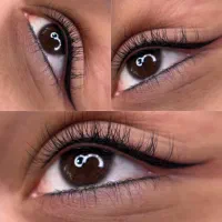 بن مژه و خط چشم