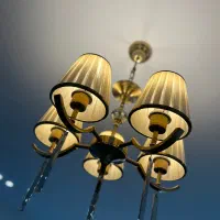 لوستر وارداتی ۵شعله زیر قیمت|لوستر و چراغ آویز|گرگان, |دیوار