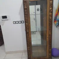 یک عدد ویترین طرح آنتیک درحد نو بدون خط وخش|بوفه، ویترین، کنسول|لاهیجان, آهندان|دیوار