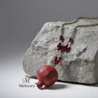 گردنبند یلدایی آویز انار خشک|بدلیجات|تهران, جیحون|دیوار