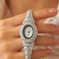 ساعت نقره جواهری (چک،حکمت کارت ،تامین اجتماعی)|جواهرات|کرمانشاه, |دیوار