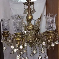لوستر برنجی کار دست
