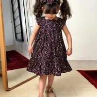 لباس دخترانه پسر پیراهن محرمی راحتی اکسسوری تخفیف