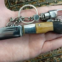 چاقو عتیقه بابا ضامن دار