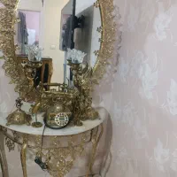 اینه و شمعدان برنز