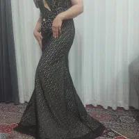 لباس مجلسی فنر دوزی شده وکار شده