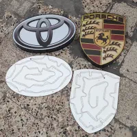 تابلو لایت باکس پورشه و تویوتا