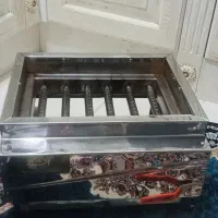 کباب پز 6شعله با چدن درحد نو فروشی