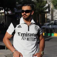 تیشرت یقه دارنیم زیپ رئال مادرید