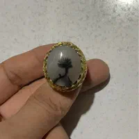 انگشتر نقره دست ساز شجر قاین تک درخت|جواهرات|گرگان, |دیوار