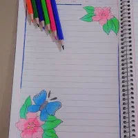 نقاشی حاشیه دفتر